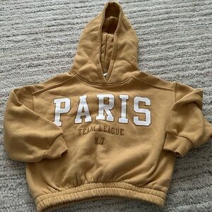Paris crop sweatshirt